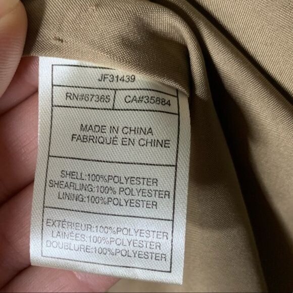 Jack by BB Dakota Meiko Faux Suede Vest Size Small Moto Tan Cream - Picture 7 of 8